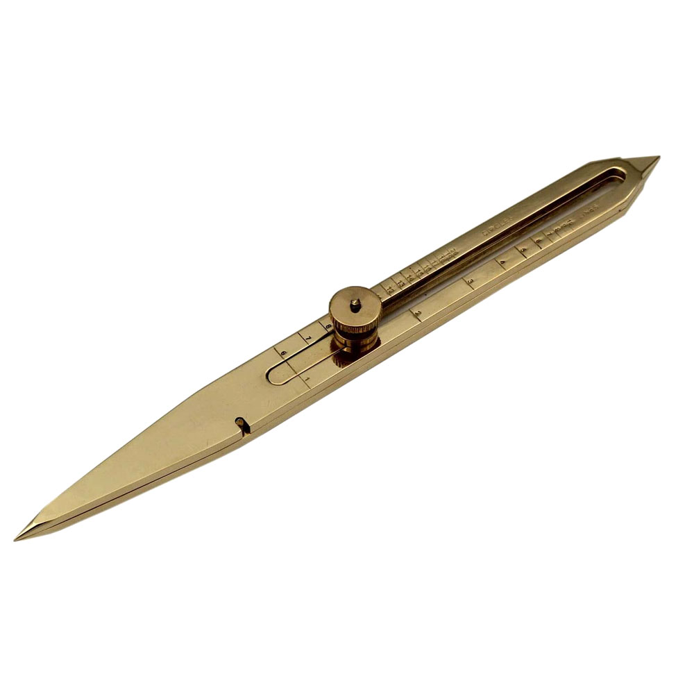 Details about   Proportional Divider Drafting Tool 6" Solid Brass Steel Point With Leather Case 