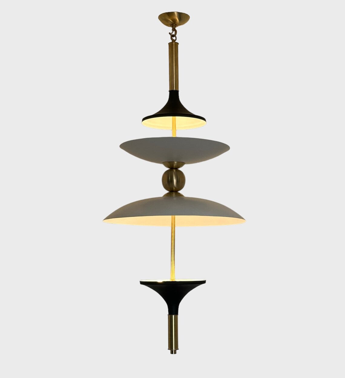 Handmade Brass Pendant Light: 8-Light Elegant Home Lighting