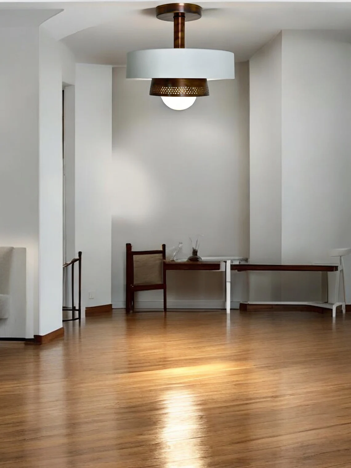 Vintage-Inspired Sputnik Flush Mount – Mid Century Modern Lighting – Antique Pendant Fixture