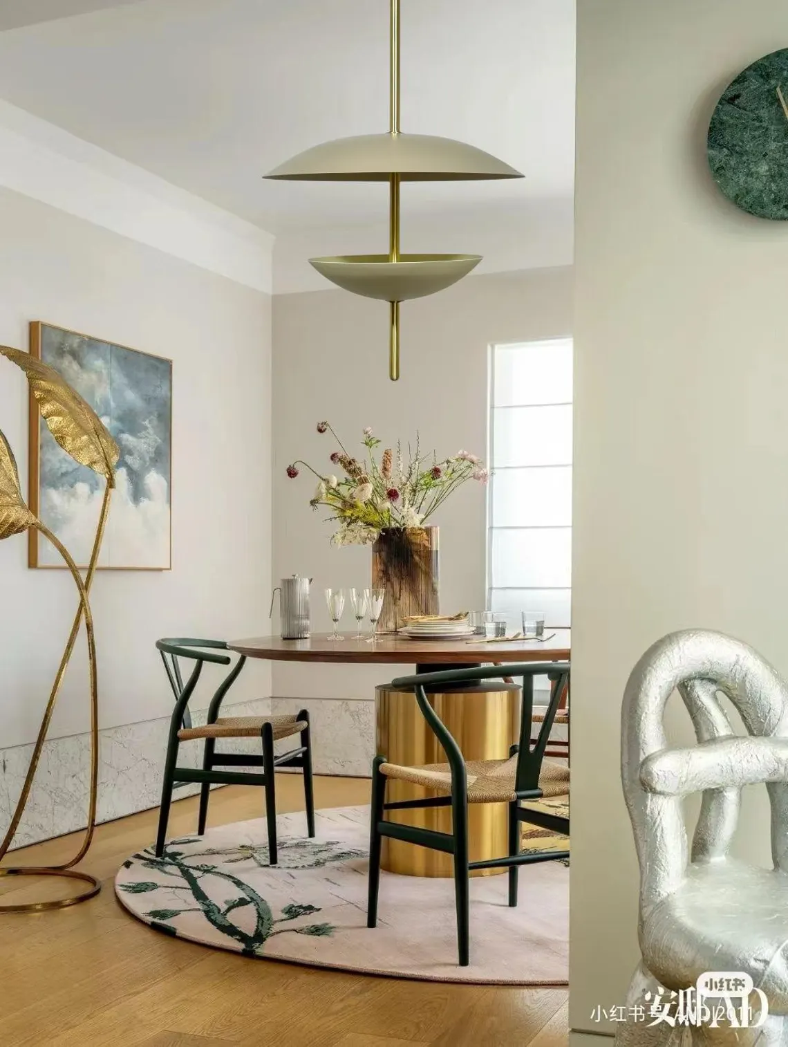 Minimalist Brass Pendant Light Fixture: Custom Metal Lighting, Polished/Matte Finishes