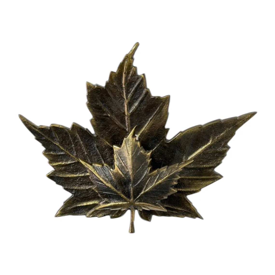 Handmade Brass Leaf Sconce Light – Antique Style Vanity Wall Lighting