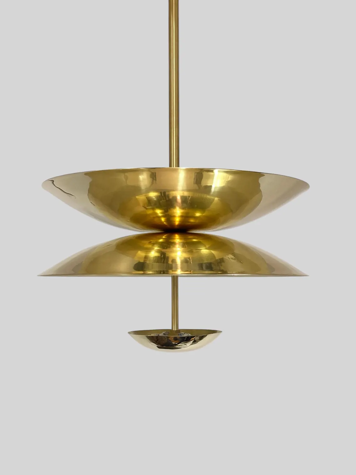 Vintage Style 2-Light Brass Chandelier With Brass Finish – Unique Home Decor Lighting