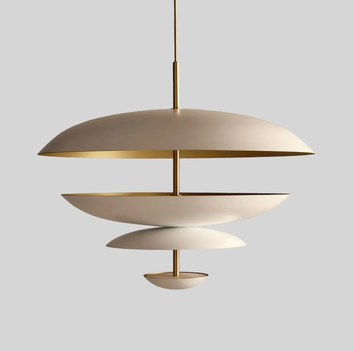 24 Inch Unique Metal & Brass Chandelier Light – Handcrafted Home Decor light fixture