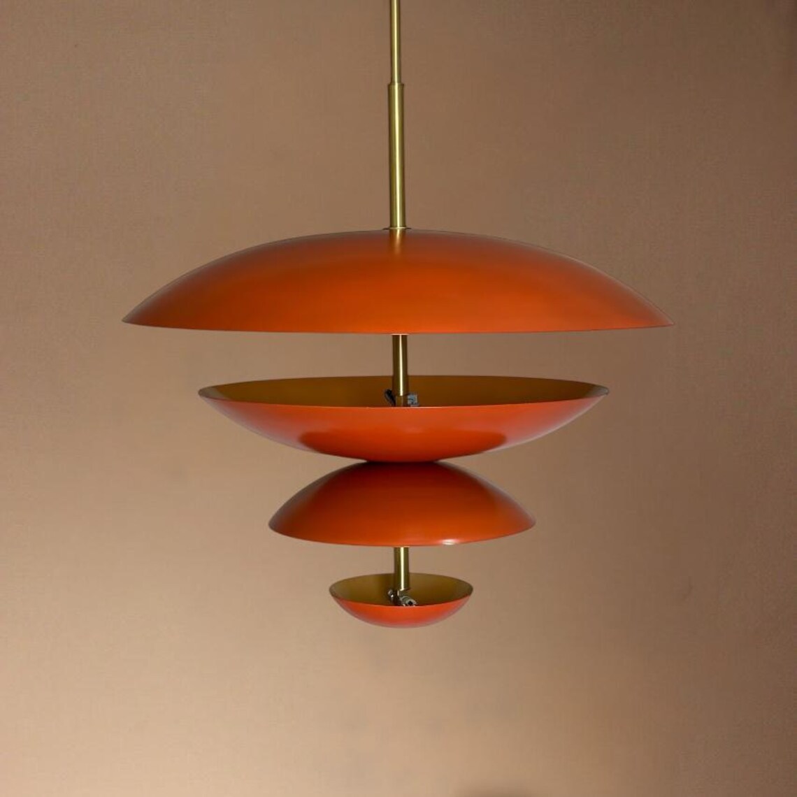 Handmade Metal & Brass Chandelier Light Home Decor Fixture.