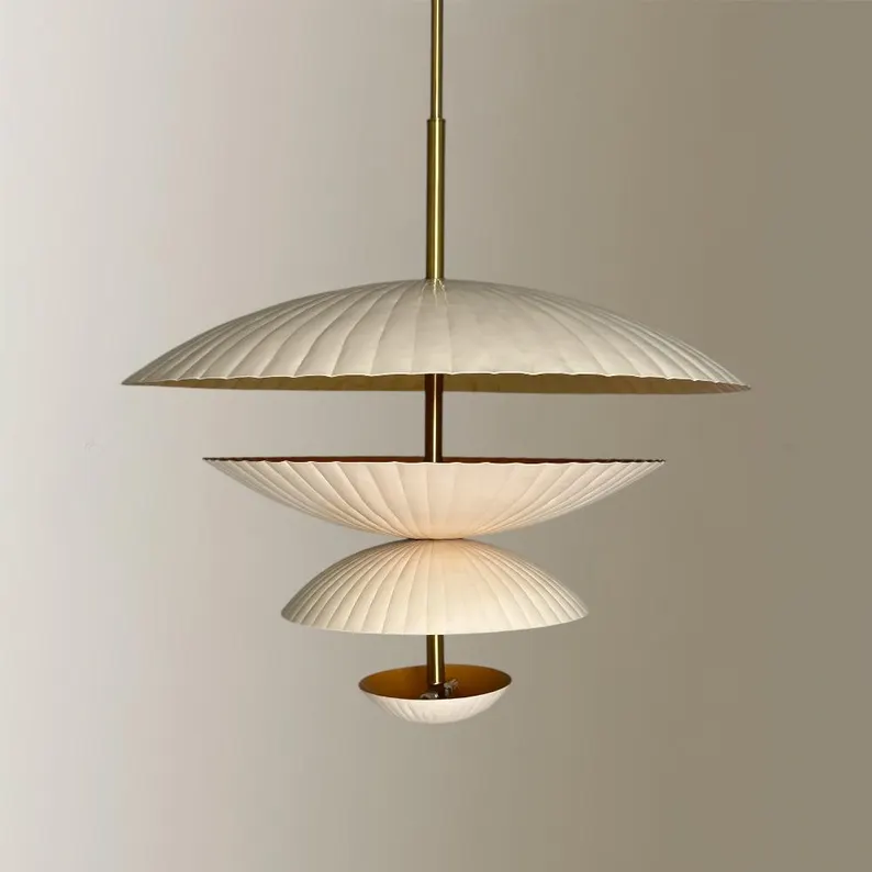 Handcrafted Metal & Brass Chandelier – 24 Inch – Unique Design